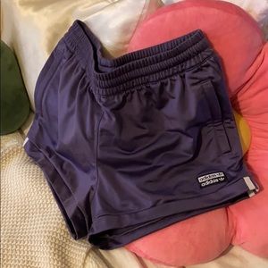 Adidas tech purple shorts